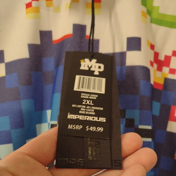 Imperious iMp Brand - 8 Bit Bomb Pattern -Pullover Sweatshirt  Youth Size 3X NWD - Picture 2 of 12